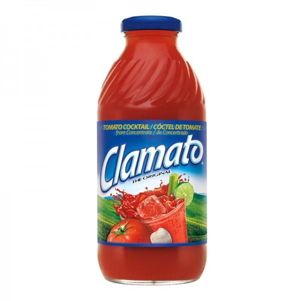 Mott's Clamato Original Tomato Cocktail 473ml-Glass Bottles  PACK OF 2 (BEST BEFORE 07/05/2025)