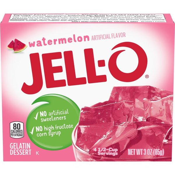 Jell-O Watermelon Gelatin Dessert Mix 85g