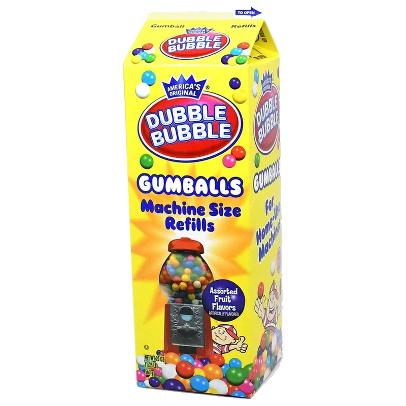 Dubble Bubble Gum Balls Refill Tub 567g sold by American grocer Uk