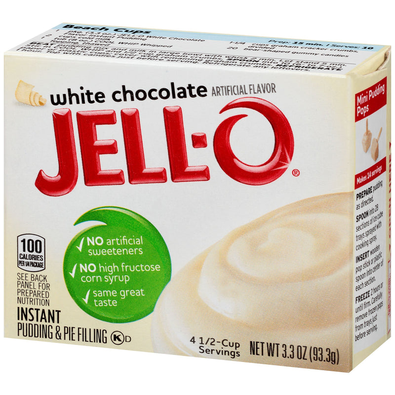 Jell-O White Chocolate Instant Pudding & Pie Filling 96g