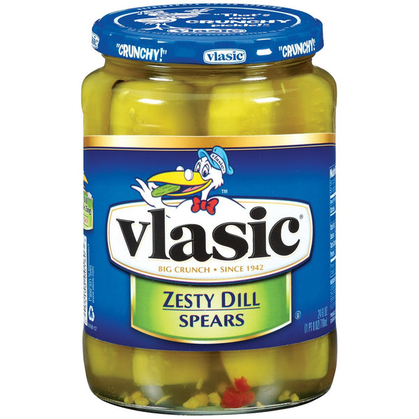 Vlasic Zesty Dill Pickle Spears 710ml
