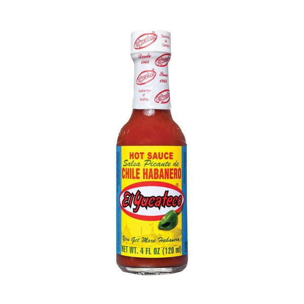 El Yucateco Red Salsa Picante De Chile Habanero Hot Sauce 120ml