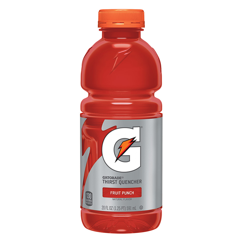 Gatorade Thirst Quencher Fruit Punch Sports Drink 591ml (Pack of 12)