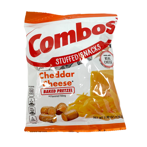 Combos Cheddar Cheese Pretzel 178.6g  sold by American grocer UK
