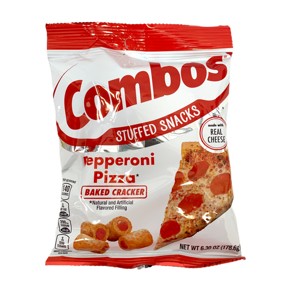 Combos Pepperoni Pizza Cracker 178.6g sold by American grocer Uk 