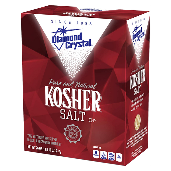Diamond Crystal Pure and Natural Kosher Salt 737g sold by American grocer Uk