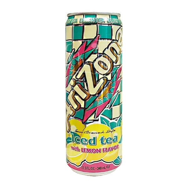 Arizona Lemon Iced Tea with Lemon Flavour Slim Cans 340ml sold by American Grocer in the UK