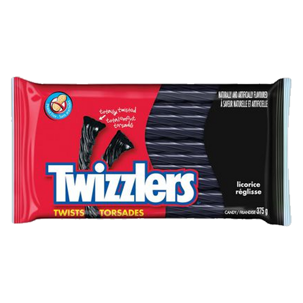 Twizzlers Licorice Twist Candy 375g [Canadian]