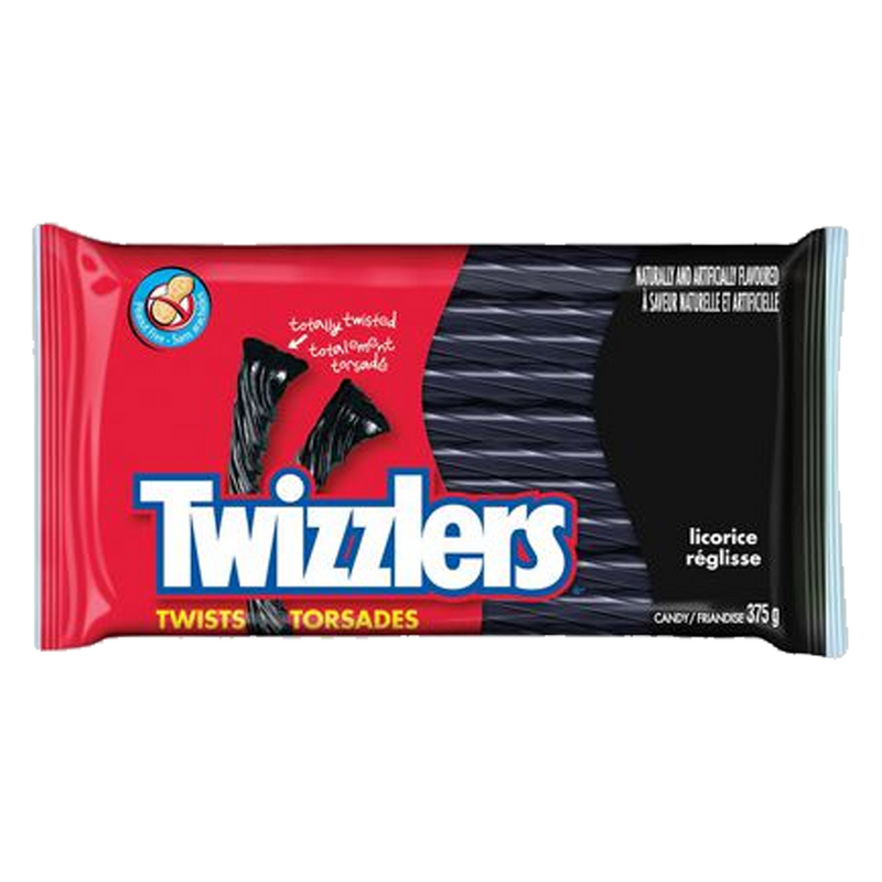 Twizzlers Licorice Twist Candy 375g [Canadian]