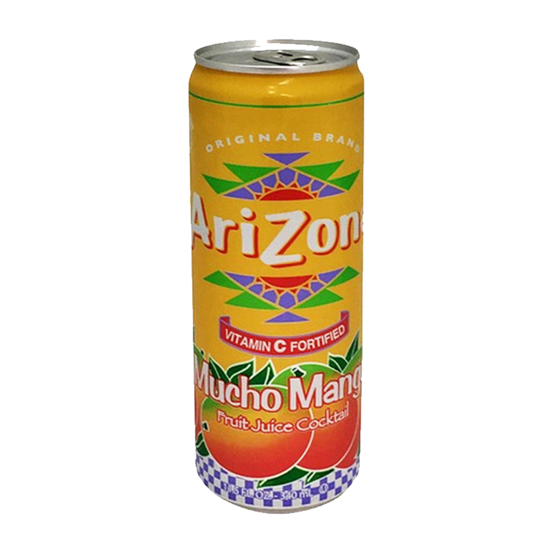 Arizona Mucho Mango Fruit Juice Cocktail Slim Cans 340ml sold by American Grocer in the UK