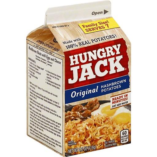 Hungry Jack Premium Original Hashbrown Potatoes 119g