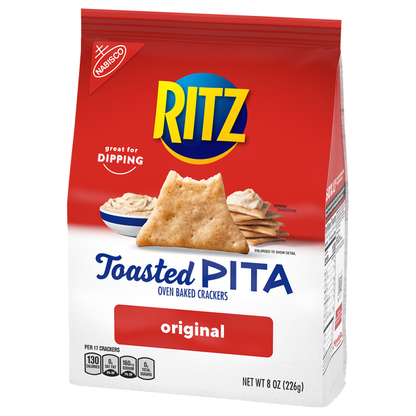 Nabisco Ritz Toasted Pita Original Crackers 226g