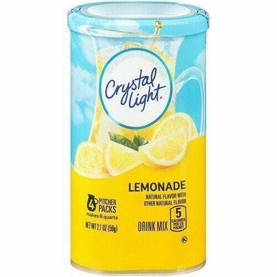 Crystal Light Natural Lemonade Drink Mix 59g sold by American grocer Uk
