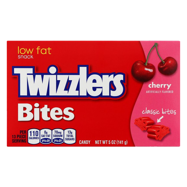 Twizzlers Cherry Classic Bites Candy 141g